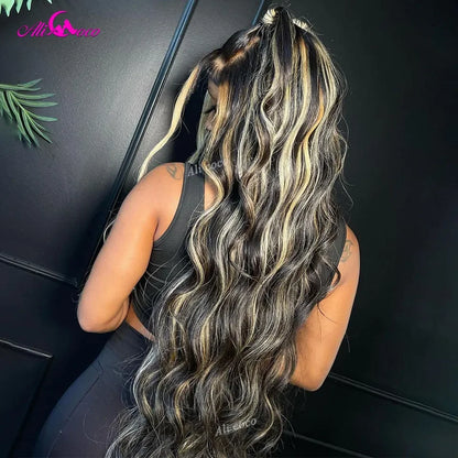 13x6 Body Wave Lace Front Wigs Human Hair Pre Plucked 180 Density Drawstring Wig Human Hair Glueless Human Hair Wigs For Women