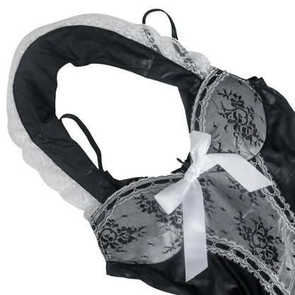 Sexy Servant Costumes Late Night French Maid Cosplay Costume For Halloween Women's Exotic Lolita Dress