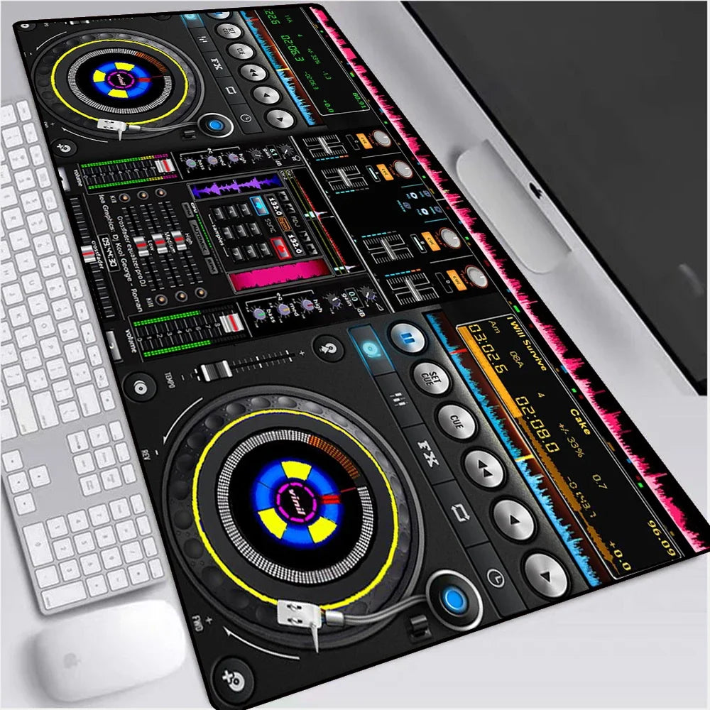 Mairuige Gaming Mouse Pad DJ Controller Speed RGB Laptop Large LED Laptop Mousepad XXL Table Cushion Keyboard Pad Mouse Mat