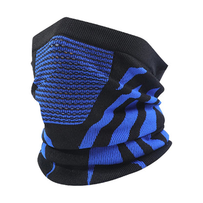 Windproof Warm Zebra Striped Face Mask/Scarf - Ideal for Motorcycle, Running, Skiing, Snowmobile - Winter Outdoor Protection