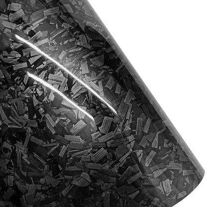High Glossy Black Gold Silver Red Forged Carbon Fiber Car Sticker Sticker on the Hood Adhesive Vinyl for Car Stickers