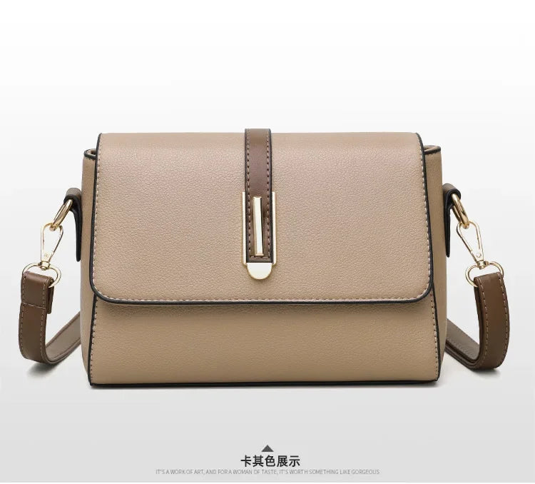 Fashion Crossbody Bag PU Leather Messenger Bag Versatile Sling Shoulder Women's Bag Small Handbags Sac A Main Femme Bolsas