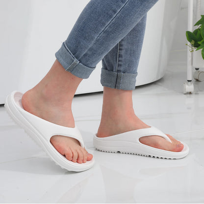 Kidmi Women Flat Sandals Women Slippers Outdoor Non-slip House Slippers Unisex Beach Slides Orthopedic Breath Soft Slippers