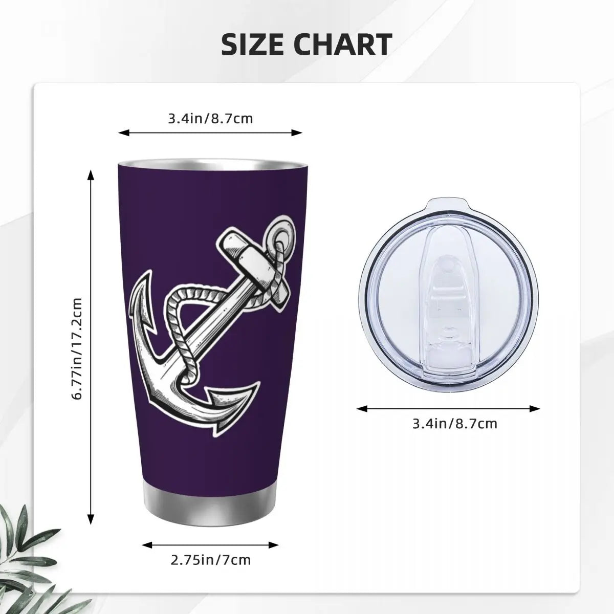 Fremantle Dockers Anchor Stainless Steel Tumbler Vacuum Insulated Mugs Thermal Cold Cup Straw With Lid 20oz