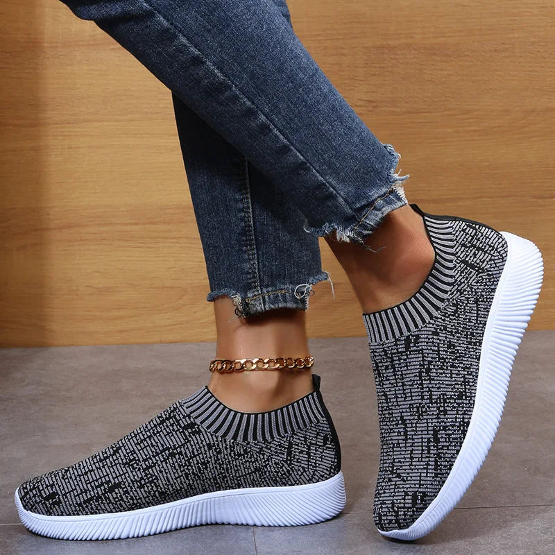 2022 Women Sneakers Fashion Socks Shoes Breathable Casual Sneaker Summer Vulcanized Shoes Women Trainers Tenis Feminino Flats
