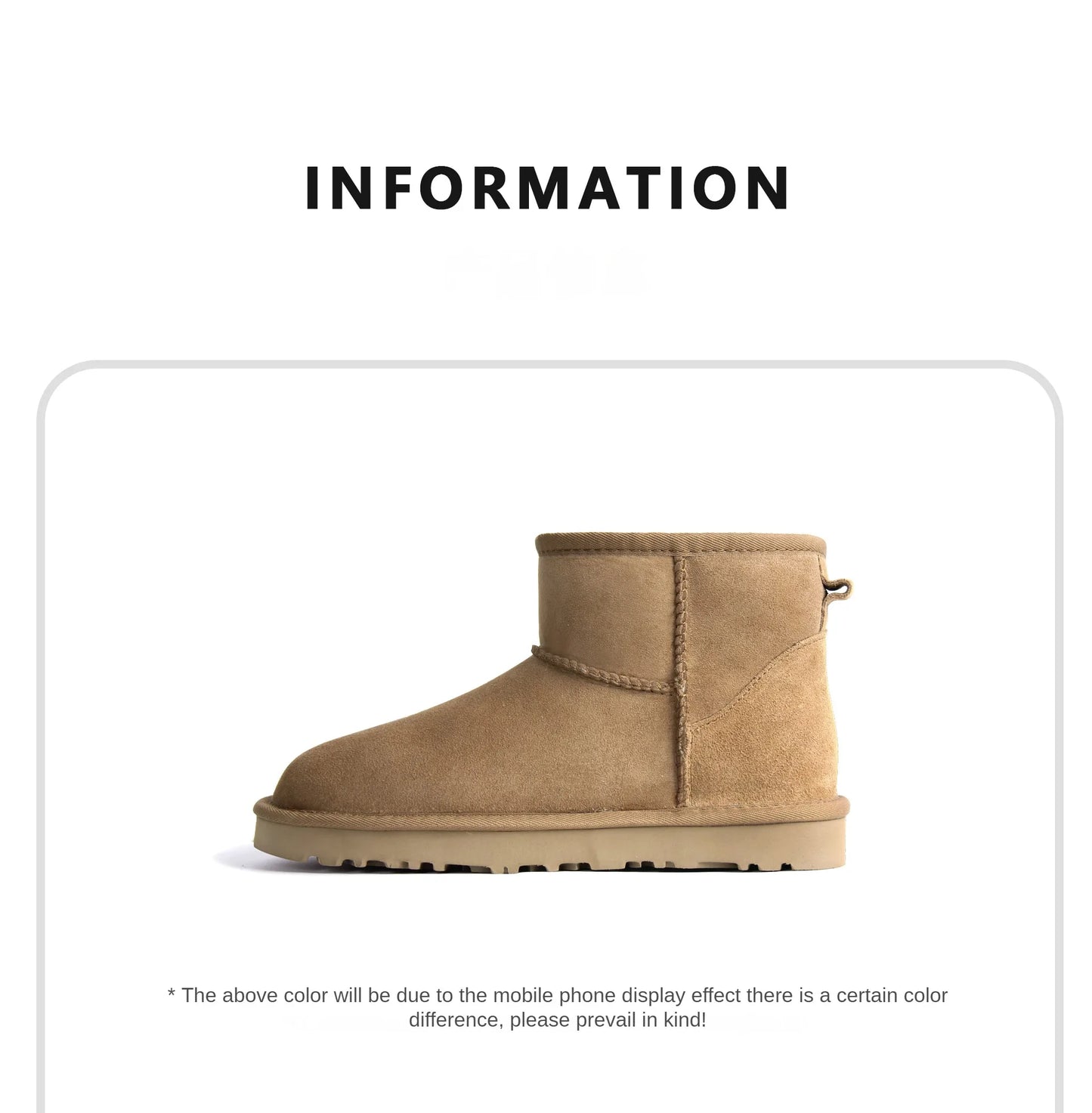 Men's and women's sheepskin and wool integrated snow boots, real leather and fur, winter thick and warm boots for women