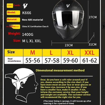 New Motorcycle Helmet DOT Approved  Full Face Racing Off-road Helmets Capacetes Men Cascos Para Moto for Harley Four Season
