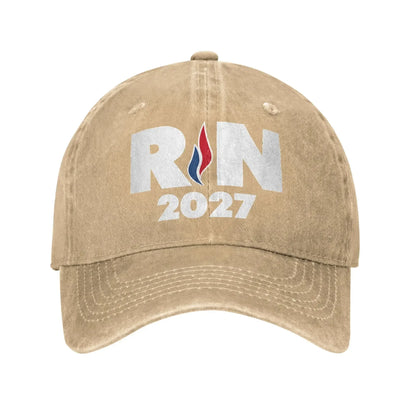 Summer RN 2027 National Gathering Baseball Cap Sun National Rassemblement Sunscreen Washed Trucker Hat Unisex Baseball Caps