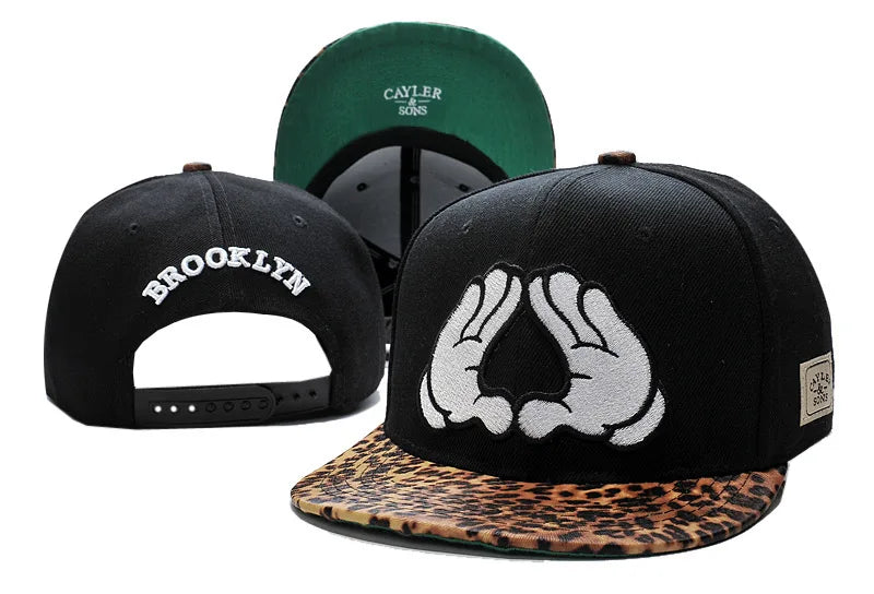 Classic Snapback Hat Cap Hip Hop Style Flat Bill Blank Adjustable Size