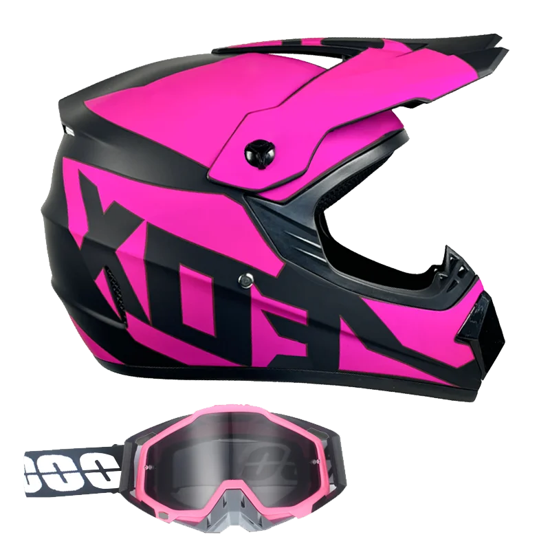 Youth Kids Motocross & Dirt Bike Helmet - Off-Road Downhill AM DH Cross Helmet - DOT Certified for Young Riders