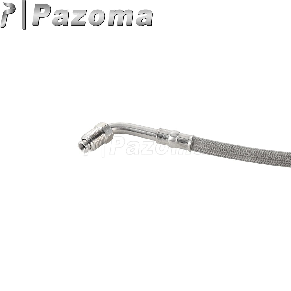 Motorcycle Hydraulic Banjo Braided Line Steel Brake Hose Cable For Harley Softail Slim Breakout Deluxe Street Bob Fat Boy 18-23