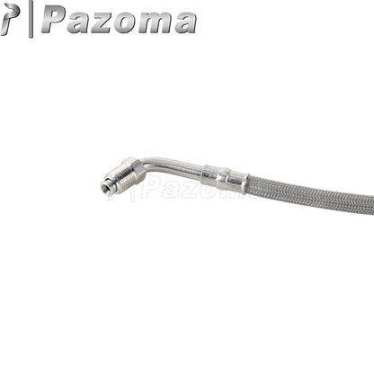 Motorcycle Hydraulic Banjo Braided Line Steel Brake Hose Cable For Harley Softail Slim Breakout Deluxe Street Bob Fat Boy 18-23