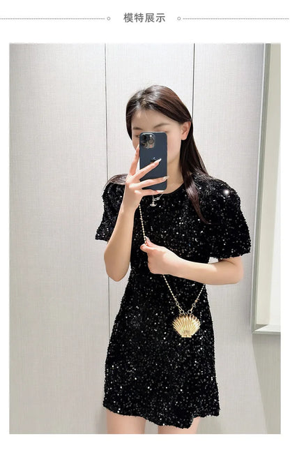 Golden Silver Evening Bag Handbag Luxury Designer Shoulder Crossbody Bags Party Wedding Clutch Mini Heart Pattern Shell Purse