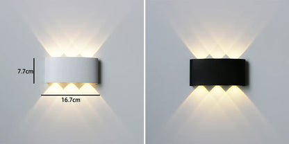 Outdoor Waterproof Wall Lamps Bedroom Living Room Wall Lights Aluminum Decorative Lighting Outdoor Exterior Wall Lamp Fixture