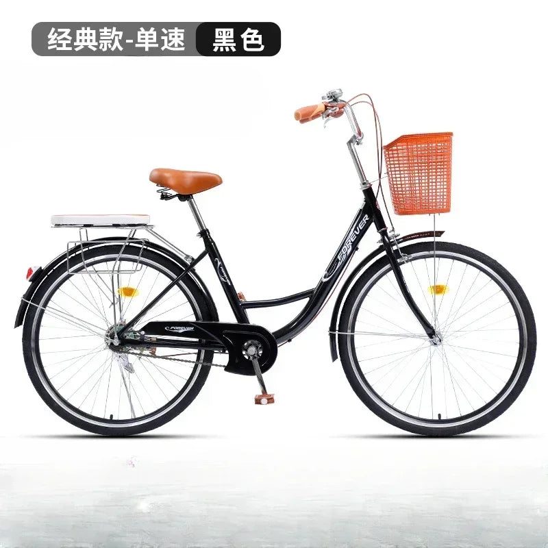 Cycling City 24/26 inch men's and women's bicycles light commuting ladies' student bikes leisure bicycles 2023