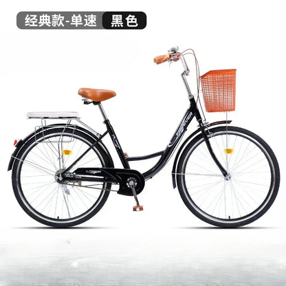 Cycling City 24/26 inch men's and women's bicycles light commuting ladies' student bikes leisure bicycles 2023