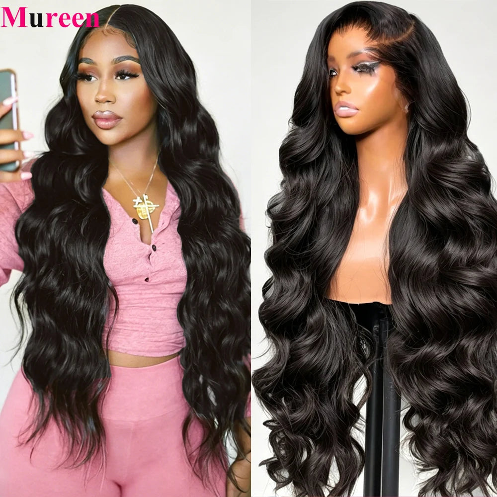 250% Density Long Body Wave 13x6 Lace Frontal Wig Human Hair For Women Pre Plucked 100% Human Hair Wigs 13X4 HD Lace Front Wig