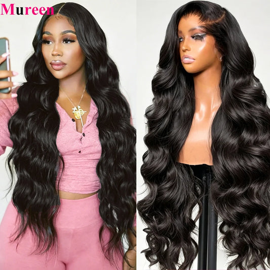 250% Density Long Body Wave 13x6 Lace Frontal Wig Human Hair For Women Pre Plucked 100% Human Hair Wigs 13X4 HD Lace Front Wig