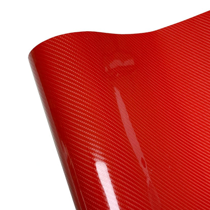 Carbon Fiber Vinyl Wrap Glossy Red Car Stickers Motorcycle Waterproof Vinyl Auto Tuning Self Adhesive Film for Cars Accessories
