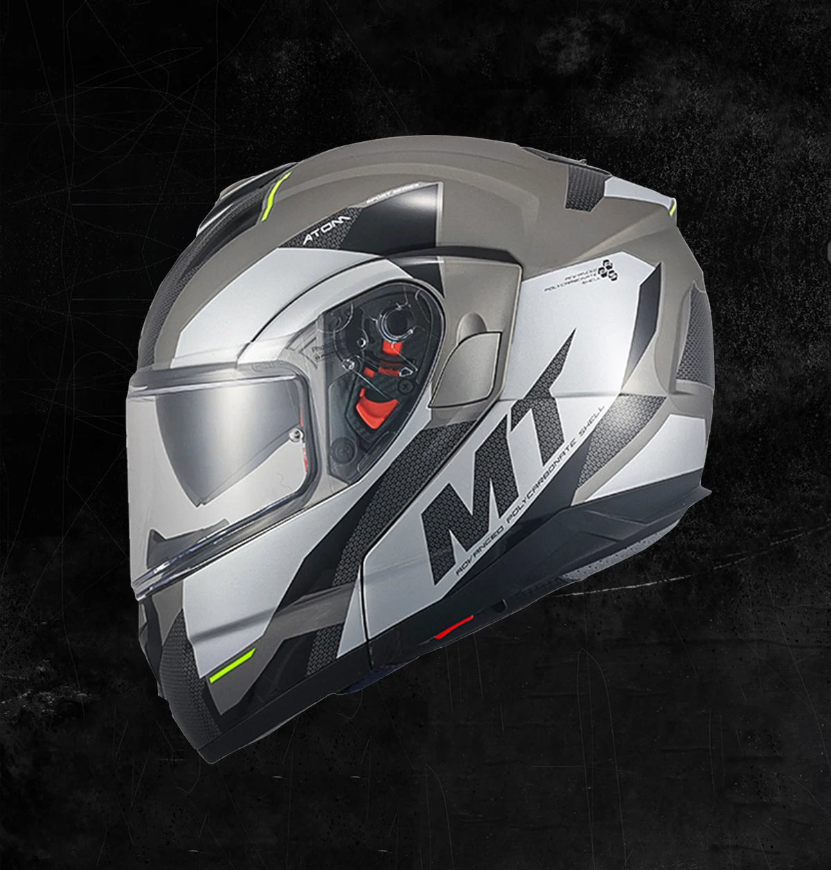 New Arrival Motorcycle Flip-Up Helmets Atom Sv Dual Lens Off Road 4 Seasons Helmets Color Options M-4Xl