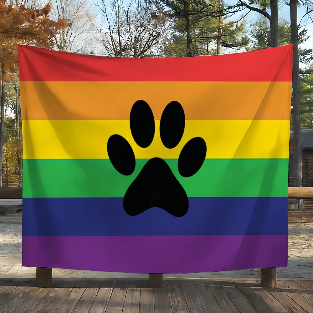 Furry Pride flag Suitable For Party Club Outdoor Interior Wall Decoration Banner Fans Gift