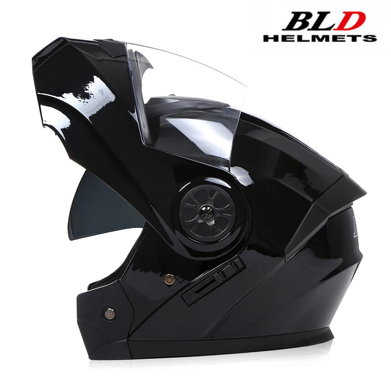 DOT Approved Personalised Flip Up Motorcycle Helmet For Men Women Safety Downhill Motocross Racing Modular Full Face Casco Moto