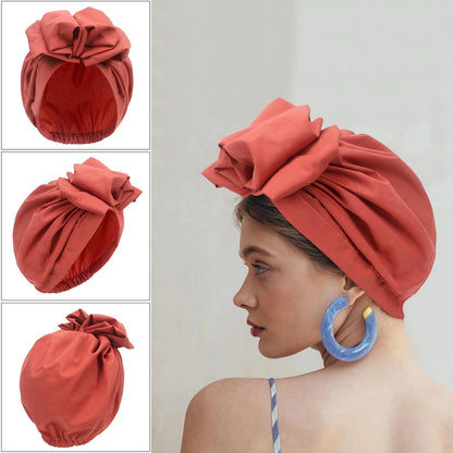 Women Vintage Turban Hat Fashion Female Bandana Headband Women's Hair Cover Cap Ladies Head Wraps Muslim Headscarf Bonnet