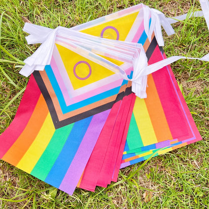 rainbow Flags 14x21cm20pcs /set gay pride rainbow Peace Flag Pride Flag