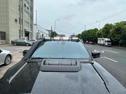Pickup Roof LED Bar Fit For Ford Ranger T9 Wildtrack Xlt Sport Xl Xls 2022 2023 2024 Car Exterior Roof Top Light Roof Spoiler ﻿