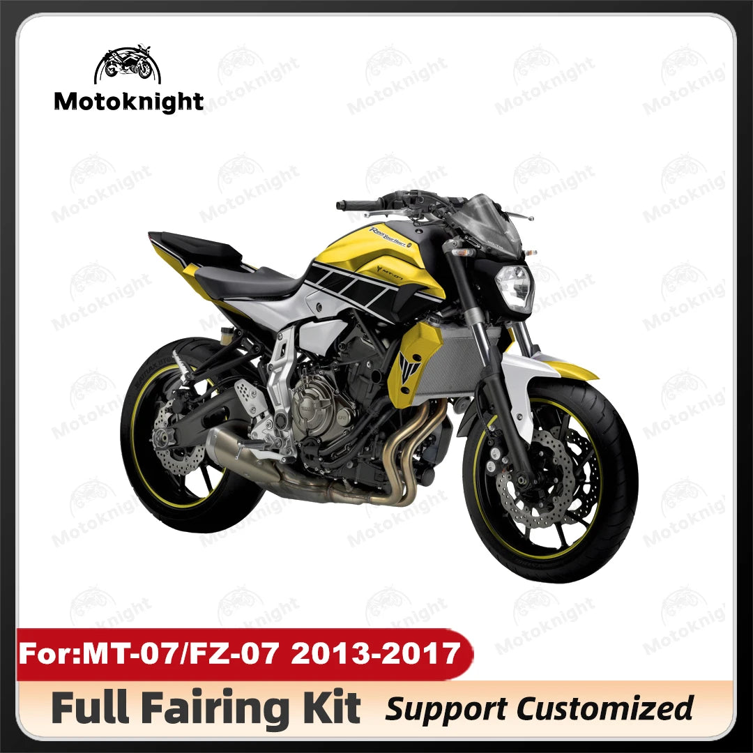 Motorcycle Injection Full Fairing Kit Fit For 2012 - 2017 Yamaha MT-07 MT 07 2013 2014 2015 2016 fairings kits