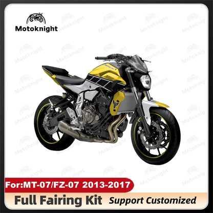 Motorcycle Injection Full Fairing Kit Fit For 2012 - 2017 Yamaha MT-07 MT 07 2013 2014 2015 2016 fairings kits
