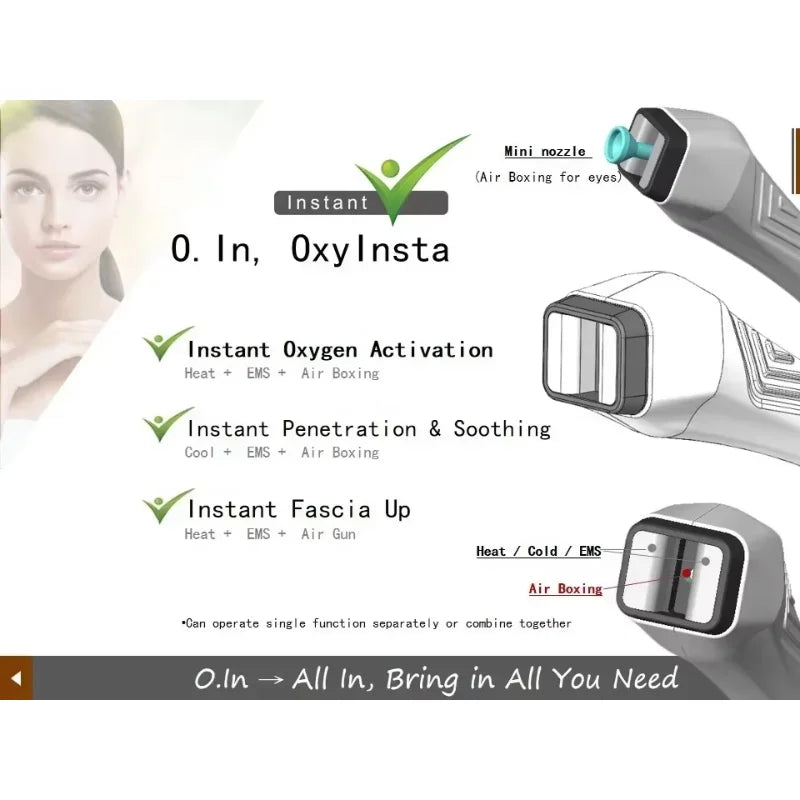 Newest best-selling 4 in 1 micro-current hot and cold facial skin beauty salon spa machine face lifting anti-aging beauty