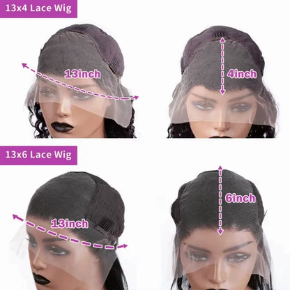 18-42 Inch Straight Human Hair Wigs 13x4 13x6 HD Lace Frontal Wigs For Women Glueless Bone Straight Lace Front Human Hair Wigs