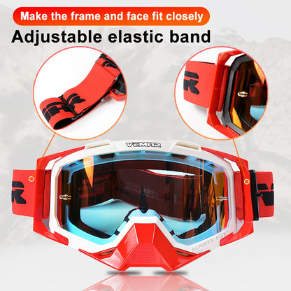 VEMAR Motorcycle Goggles Men Dustproof Motocross Helmet Glasses Skiing Gafas MTB ATV Dirt Bike Moto Sunglasses Outdoor Riding