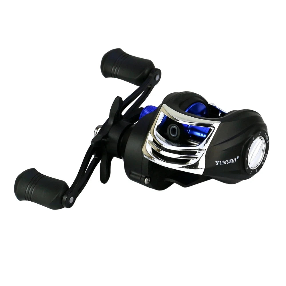 Bait Casting Reel Magnetic Brake System Reel 10KG Max Drag 7.2:1 High Speed Fishing Reel Fishing Accessories Metal Fishing Wheel