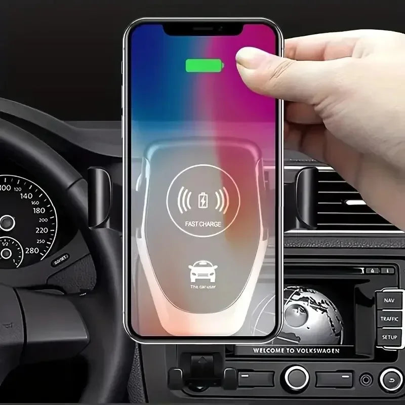 30W Wireless Chargers Fast Car For iPhone 15 14 13 12 11 Pro XS Max XR Samsung Xiaomi Wireless Charging Phone Car Holder Charger