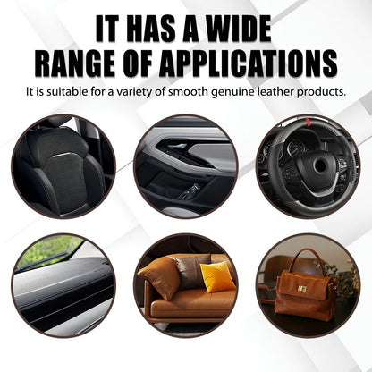 Multi-purpose automotive interior renovation wax plastic parts repair agent, tire protection agent, whitening agent, sponge