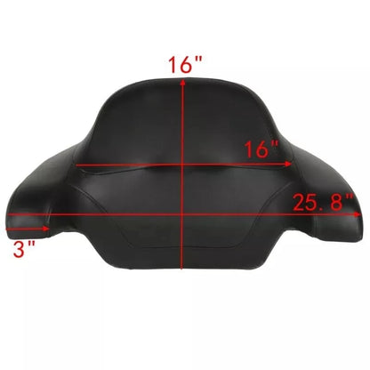 Motorcycle King Trunk Luggage Backrest 2 Up Mount Rack For Harley Touring Road King Electra Glide 1997-2008