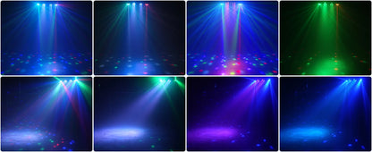 Yiflamefly 60W RGBW LED Par Lights With Bag&Bracket Combination Bracket Lights DMX Stage Light For Church Wedding Birthday Party