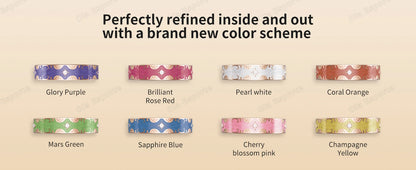 New Diamond Fashion Various Colors Available Women Smart Ring With Box Waterproof Lady ring Heart Rate Health Monitor Sport Ring
