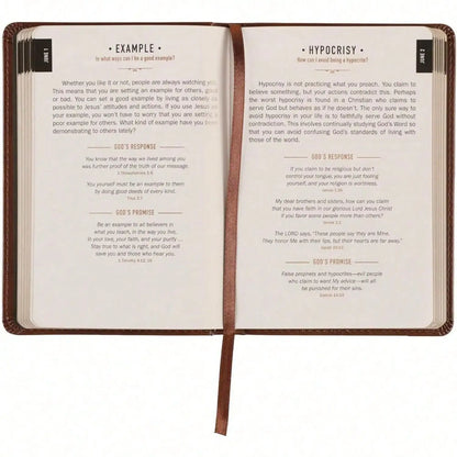 One Minute WITH GOD For Men, 365 Days Of Daily Prayer Brown Book, Bible Prayer Tracking Diary
