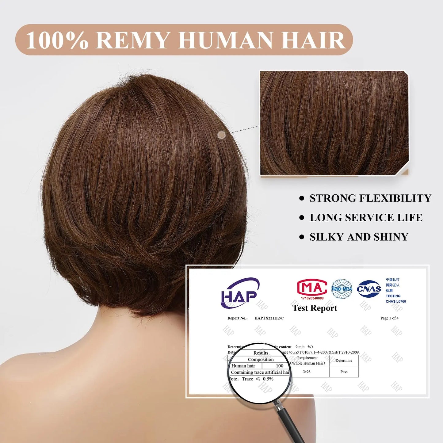 Hand-Tied Lace Front Wig Ombre Blonde Remy 100% Human Hair Wigs Natural Layered Bob HD Transparent Lace Frontal Hairs for Women