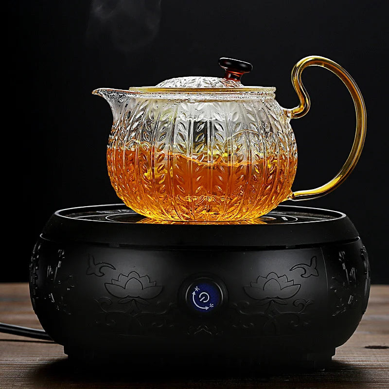 300ml 500ml High Borosilicate Heat-resistant Glass Teapot with Infuser Boiling Puer Flower Tea Pots Kung Fu Tea Set Teaware