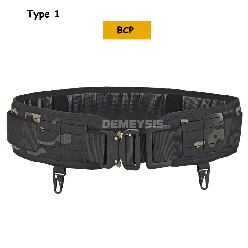 Tactical Padded Belt Airsoft CS Combat Molle Airsoft Belts Duty Paintball Waist Belt War Game Hunting Accessories