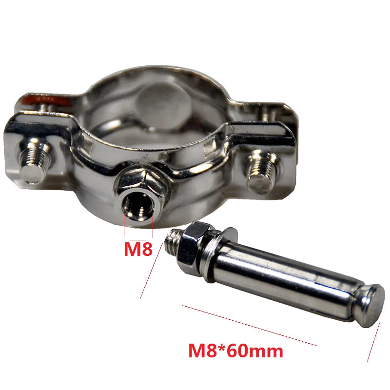 304 stainless steel nut hoop expansion screw round hose clamp suspension pipe clamp pipe fitting PPR/PVC fastener