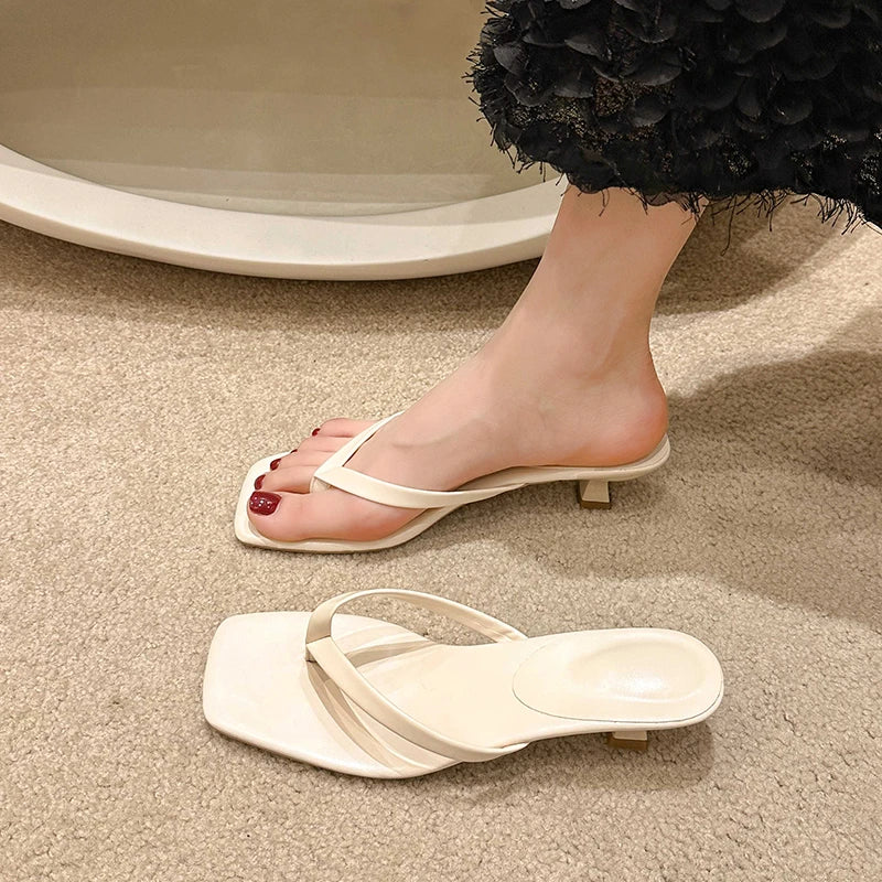 Female Summer Sexy Heels Sandals Slides Ladies Shoes Fashion Women Pumps Flip Flops Luxury High Heels Slippers Shoes
