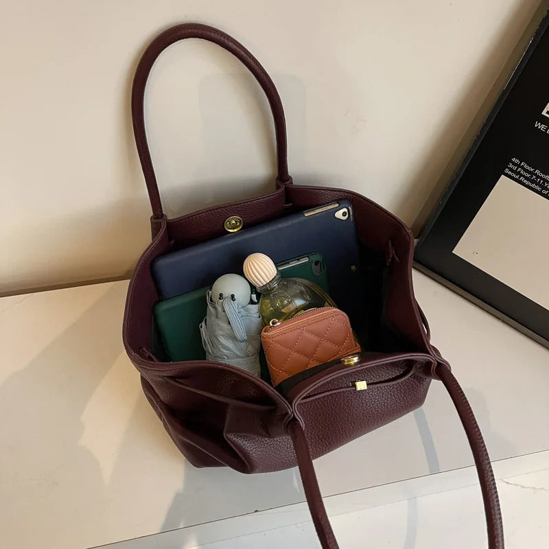 French Luxury Large Capacity Tote Bag Premium Underarm Single Shoulder Bag Commute Bag Tote Bag For Women 2025 New
