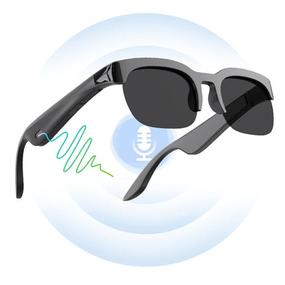 Smart Glasses with AI Translator Hands-Free Music & Calls Audio Glasses UV Protection Outdoor Sports Headphones for Men Women