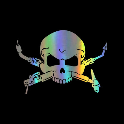 Fashion Skull Series Car Sticker Vinyl Reflective Funny Stickers on Auto 3D Motorcycle Moto Stickers and Decals Car Styling