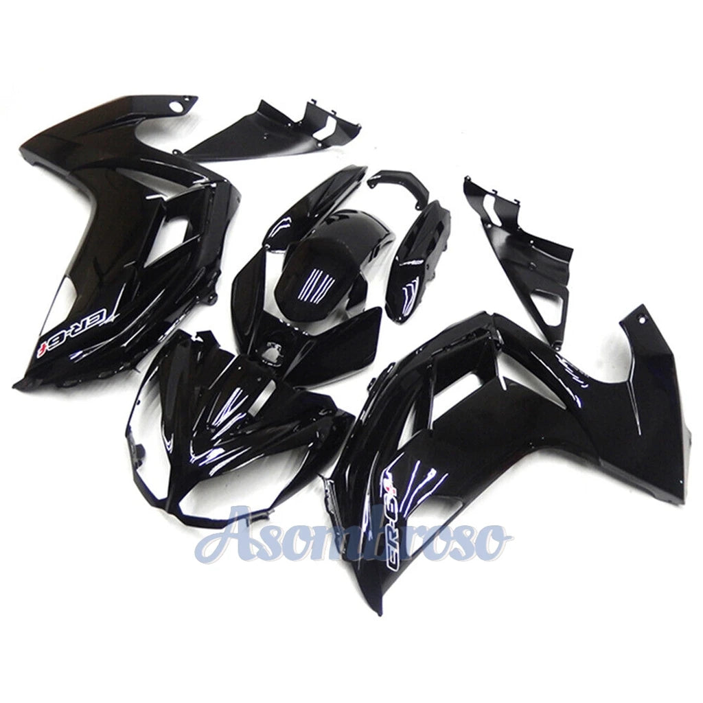 Gloss Black Fairing Kit For Kawasaki Ninja 650 2012 2013 2014 2015 2016 ER-6F EX650 Bodyframe Rebuilding Motorcycle Fairings Set